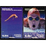 España Spain 3989/90 2003 Campeonatos del Mundo de Natación Barcelona MNH