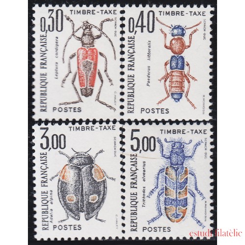 FAU5/S France Francia Tasas 109/12 1983 Insectos Coleópteros MNH