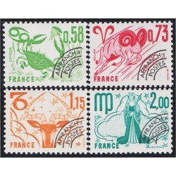 France Francia Preobliterados P- 150/53 1978 Signos del zodiaco MNH France Francia Preobliterados P- 150/53 1978 Signos del zodiaco MNH
