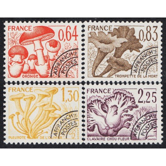 France Francia Preobliterados P 158/61 1979 Setas MNH
