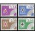 France Francia Preobliterados P- 182/85 1984 Naipes MNH