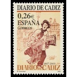 España Spain 3995 2003 Diarios Centenarios Diario de Cádiz MNH España Spain 3995 2003 Diarios Centenarios Diario de Cádiz MNH