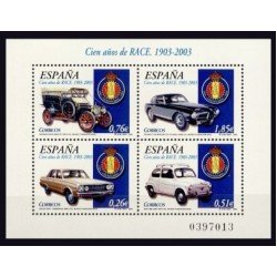 España Spain 3996 2003 C Años del Real Automóvil Club de España R.A.C.E. España Spain 3996 2003 C Años del Real Automóvil Club de España R.A.C.E.