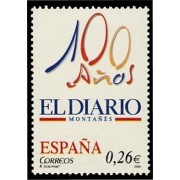 España Spain 3998 2003 Diarios Centenarios El Diario Montañes Santander 1902 MNH