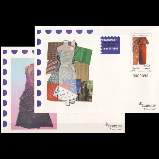 Sobres Enteros Postales 118/19 Filabarna 2007 Moda Sobres Enteros Postales 118/19 Filabarna 2007 Moda