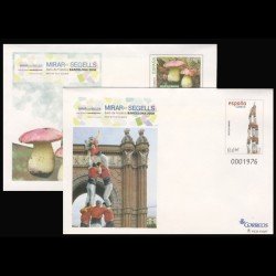 Sobres Enteros Postales 123/24 Salón de Filatelia Barcelona 2008