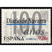 España Spain 4000 2003 Centenario del Diario de Navarra MNH