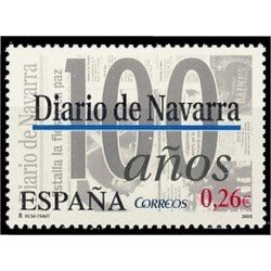 España Spain 4000 2003 Centenario del Diario de Navarra MNH España Spain 4000 2003 Centenario del Diario de Navarra MNH