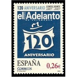 España Spain 4002 2003 CXX Aniversario de El Diario El Adelanto Salamanca MNH España Spain 4002 2003 CXX Aniversario de El Diario El Adelanto Salamanca MNH