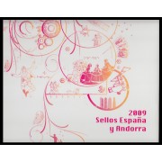 Libro Album Oficial de Sellos España y Andorra 2009