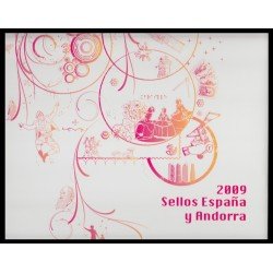 Libro Album Oficial de Sellos España y Andorra 2009 Libro Album Oficial de Sellos España y Andorra 2009
