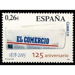 España Spain 4012 2003 Diario El Comercio MNH España Spain 4012 2003 Diario El Comercio MNH
