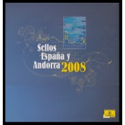 Libro Album Oficial de Sellos España y Andorra 2008