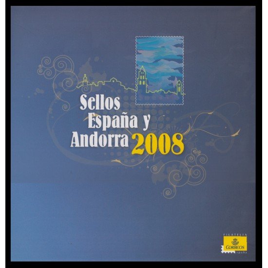 Libro Album Oficial de Sellos España y Andorra 2008 Libro Album Oficial de Sellos España y Andorra 2008