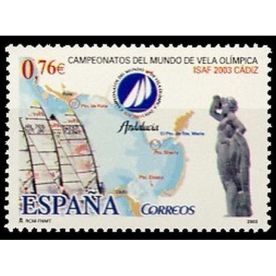 España Spain 4014 2003 Campeonatos del Mundo de Vela Olimpica ISAF 2003 MNH España Spain 4014 2003 Campeonatos del Mundo de Vela Olimpica ISAF 2003 MNH