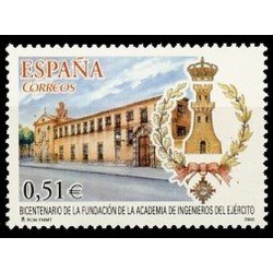 España Spain 4019 2003 Bicenteanrio de la Academia de Ingenieros del Ejército MNH España Spain 4019 2003 Bicenteanrio de la Academia de Ingenieros del Ejército MNH