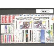 Francia France 1991 Año Completo MNH