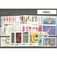 Francia France 1992 Año Completo MNH