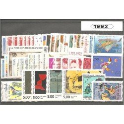 Francia France 1992 Año Completo MNH Francia France 1992 Año Completo MNH
