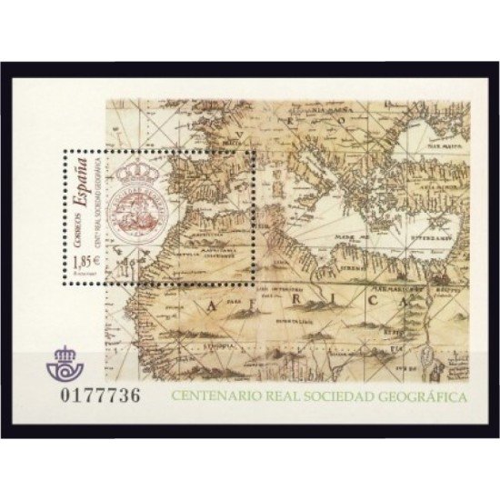 España Spain 4021 2003 Centenario de la Real Sociedad Geografica MNH España Spain 4021 2003 Centenario de la Real Sociedad Geografica MNH