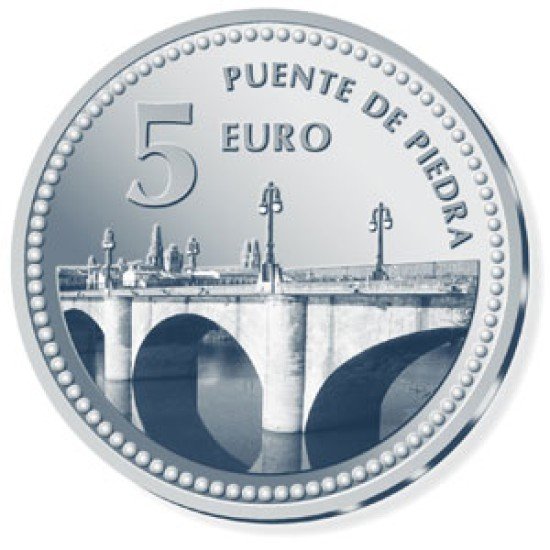 España Spain 2011 5 euros Capitales de provincia Logroño Plata Ag