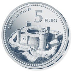 España Spain 2010 5 euros Capitales de provincia Palma de Mallorca Plata Ag España Spain 2010 5 euros Capitales de provincia Palma de Mallorca Plata Ag