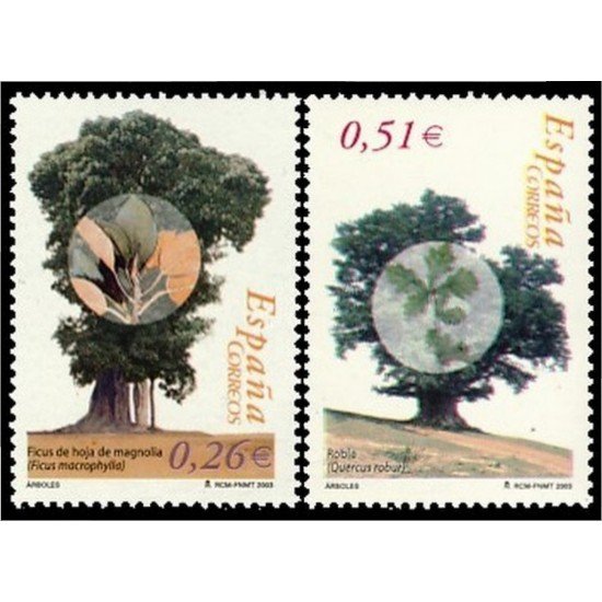España Spain 4022/23 2003 Arboles MNH España Spain 4022/23 2003 Arboles MNH