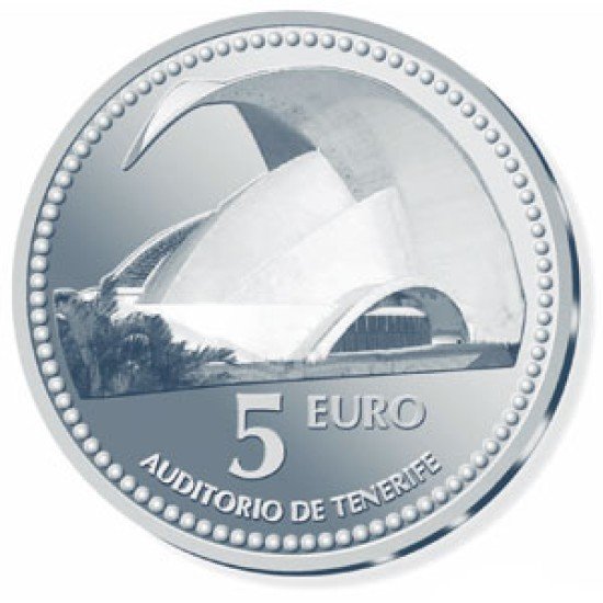 España Spain 2011 5 euros  Capitales de provincia Sta. Cruz de Tenerife Plata Ag