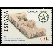 España Spain 4024 2003 LXXV Aniversario de la Escuela Técnica Superior de Ingenieros Aeronáuticos MNH