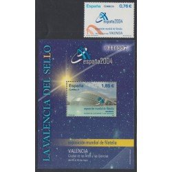 España Spain 4033/34 2003 Exposición Mundial de Filatelia España 2004 MNH España Spain 4033/34 2003 Exposición Mundial de Filatelia España 2004 MNH