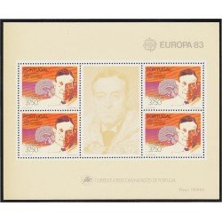 Portugal HB 41 1983 Europa Obras del género humano Prof. Egas Moniz MNH