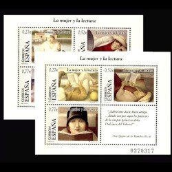 España Spain 4060/61 2004 La mujer y la lectura MNH España Spain 4060/61 2004 La mujer y la lectura MNH
