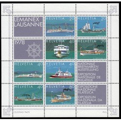 Suiza Switzerland HB 23 1978 Exposición Filatélica Nacional Lemanex 78 MNH Suiza Switzerland HB 23 1978 Exposición Filatélica Nacional Lemanex 78 MNH
