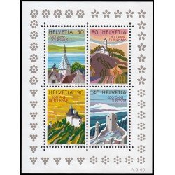 Suiza Switzerland HB 25 1987 Bicentenario del turismo en Suiza Edificios MNH Suiza Switzerland HB 25 1987 Bicentenario del turismo en Suiza Edificios MNH