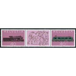 Suiza Switzerland 1148a 1982 Tren Cent del ferrocarril MNH Suiza Switzerland 1148a 1982 Tren Cent del ferrocarril MNH