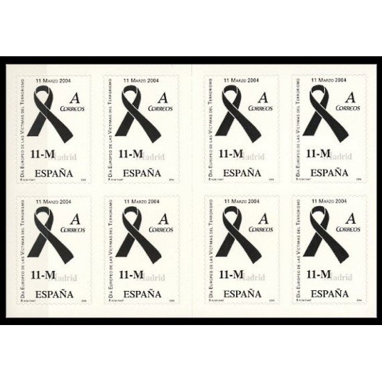 España Spain 4074 2004 Dia Europeo de las Víctimas Terrorismo MNH Tarifa A