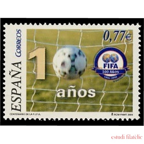España Spain 4082 2004 Centenario de la Federación Internacional de Fútbol Asociación FIFA MNH