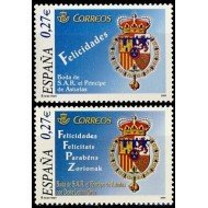 España Spain 4083/84 2004 Boda de SAR  el Principe de Asturias con Doña Letizia Ortiz MNH