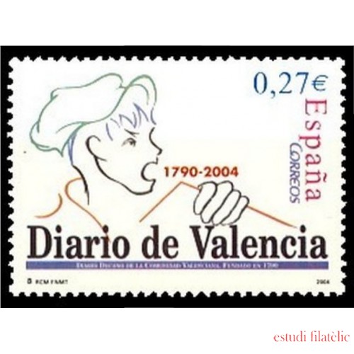 España Spain 4094 2004 Diarios centenarios Diario de Valencia MNH