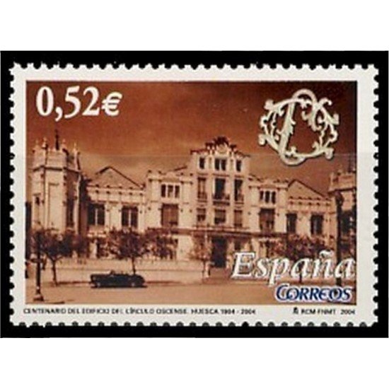 España Spain 4110 2004 Centenario del Edificio del Círculo Oscense Huesca 1904-2004 MNH España Spain 4110 2004 Centenario del Edificio del Círculo Oscense Huesca 1904-2004 MNH
