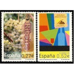 España Spain 4112/13 2004 Vinos con denominación de origen MNH España Spain 4112/13 2004 Vinos con denominación de origen MNH