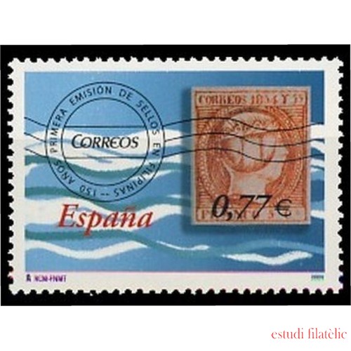 España Spain 4114 2004 CL Aniversario de la primera emisión de sellos en Filipinas Sellos Filipinas MNH