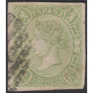 España Spain 72 1865 Isabell II usado