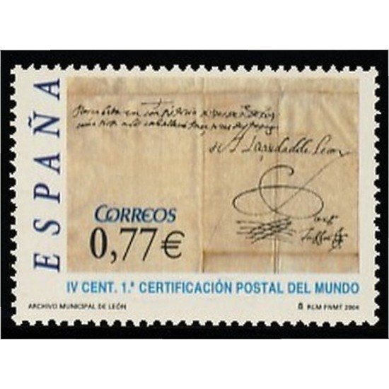 España Spain 4125 2004 Día del Sello MNH