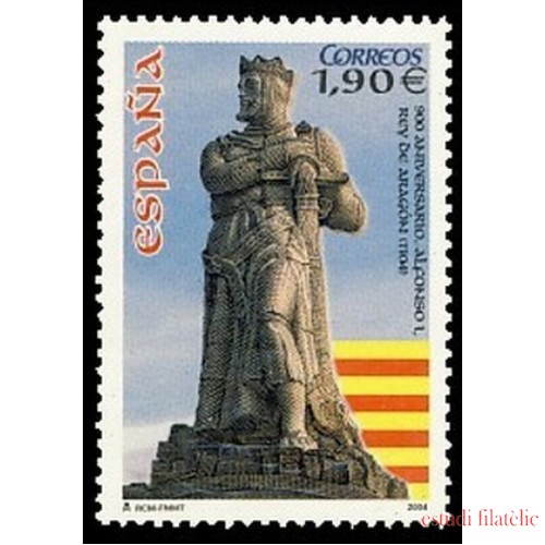 España Spain 4127 2004 CM Aniversario de la proclamación de Alfonso I el Batallador como Rey de Aragón MNH