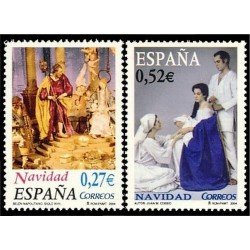 España Spain 4128/29 2004 Navidad MNH España Spain 4128/29 2004 Navidad MNH