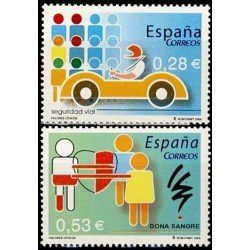 España Spain 4150/51 2005 Valores cívicos MNH España Spain 4150/51 2005 Valores cívicos MNH