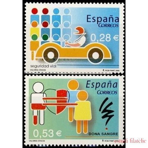 España Spain 4150/51 2005 Valores cívicos MNH