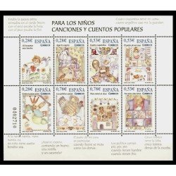 España Spain 4154 2005 Para los niños Canciones y Cuentos populares MNH España Spain 4154 2005 Para los niños Canciones y Cuentos populares MNH