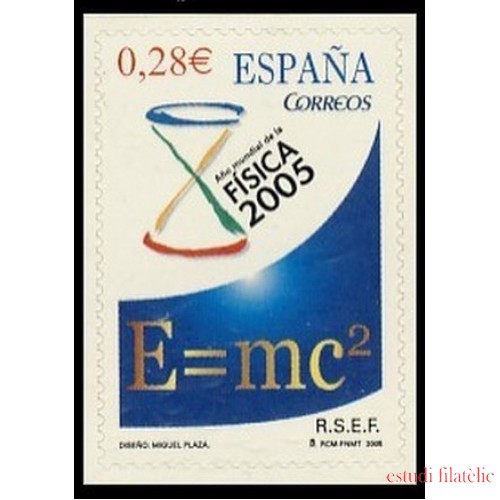 España Spain 4163 2005 Año Mundial de la física MNH